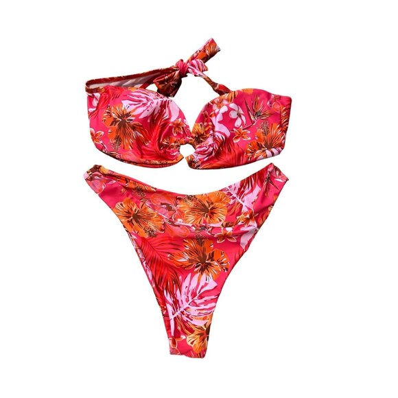 Floral Two-Piece Bikini – Size M – Excellent Condition - Picture 1 of 7